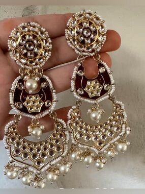 GULLUBANDD PAKISTANI JEWELRY EARRINGS
